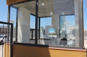 Vandalismo en el Polideportivo