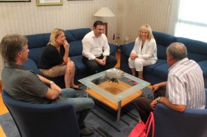 Visita alcaldesa de Peronne