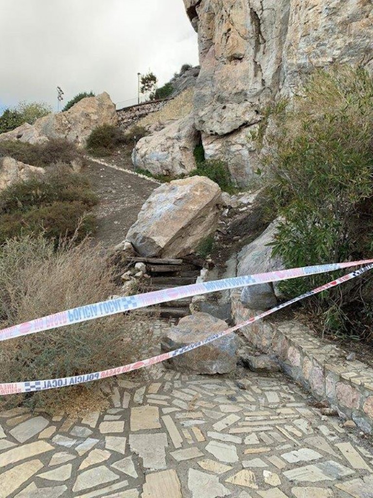 caida roca temporal