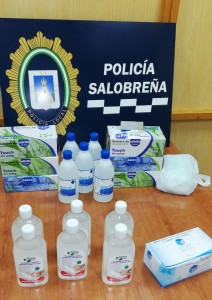 Material sanitario para Policía
